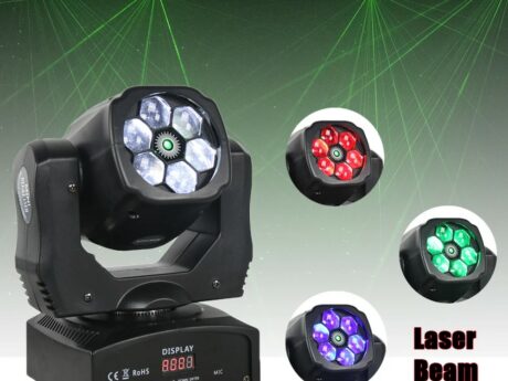 LED Beam Wash Laser 6x15w RGBW Moving Head Lighting